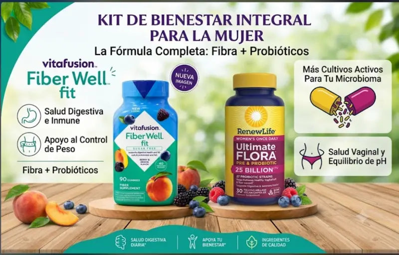 Kit bienestar digestivo y salud femenina